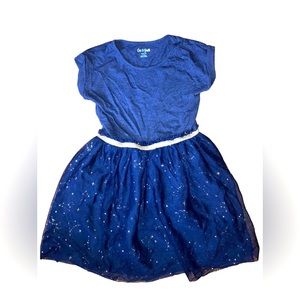 Fairycore Blue and Gold Constellation Tutu Dress‎ M